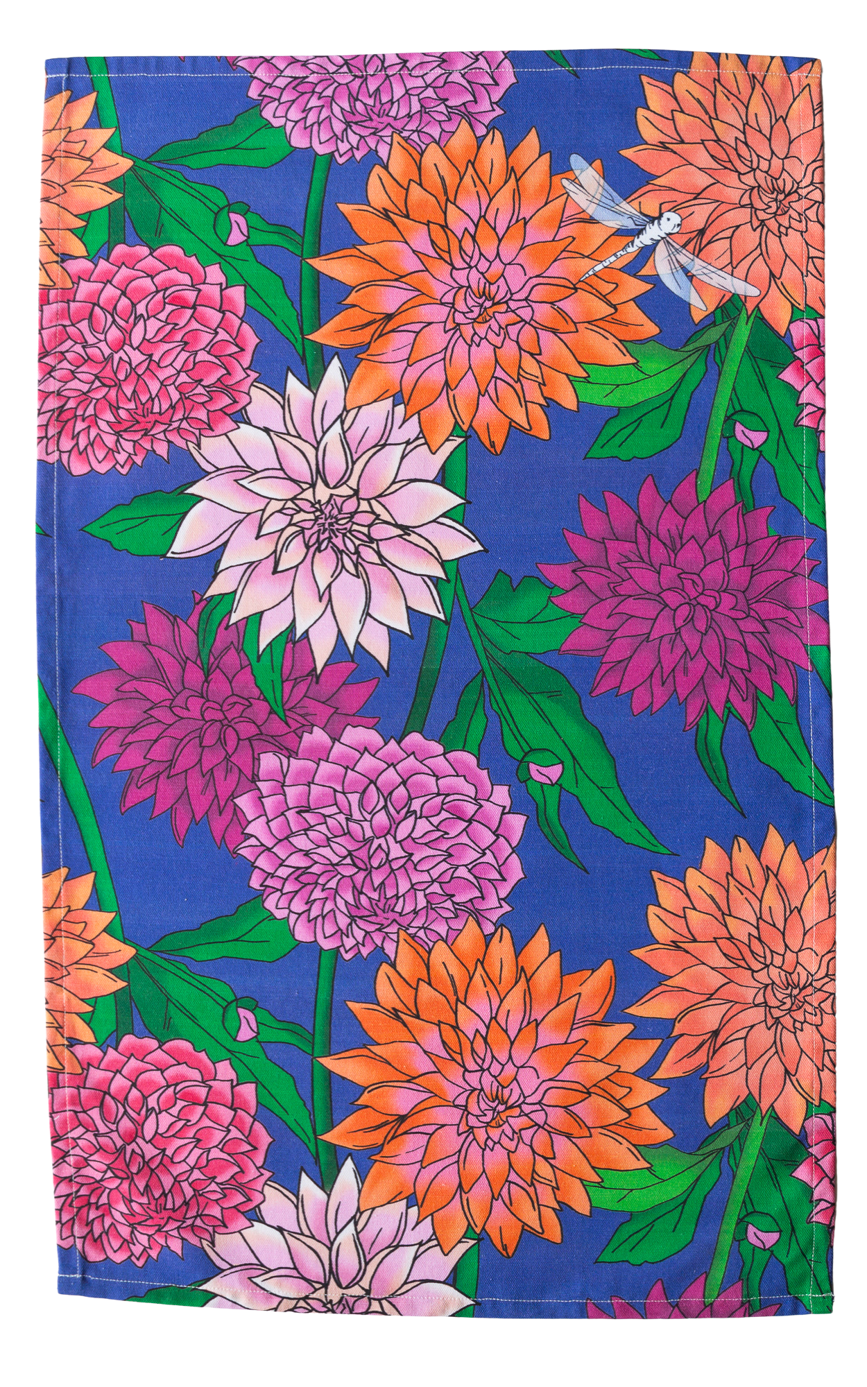 Dahlia Tea Towel