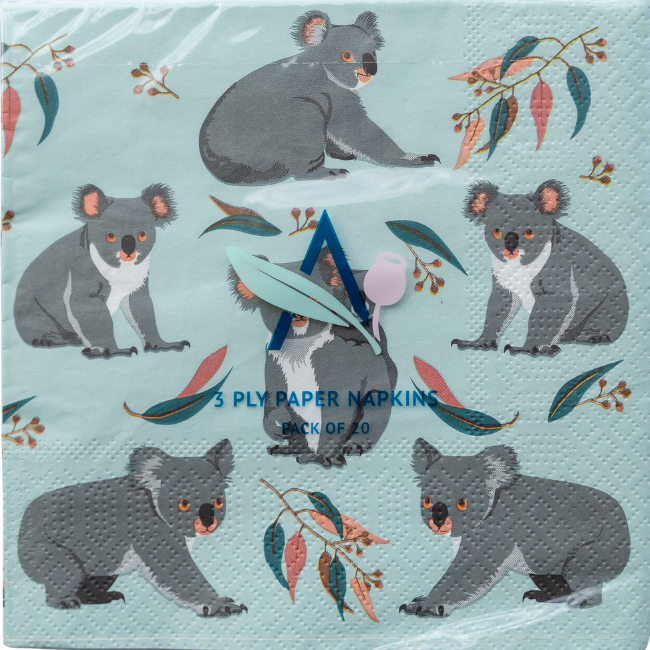 Koalas - pack of 20 paper napkins