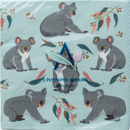 Koalas - pack of 20 paper napkins