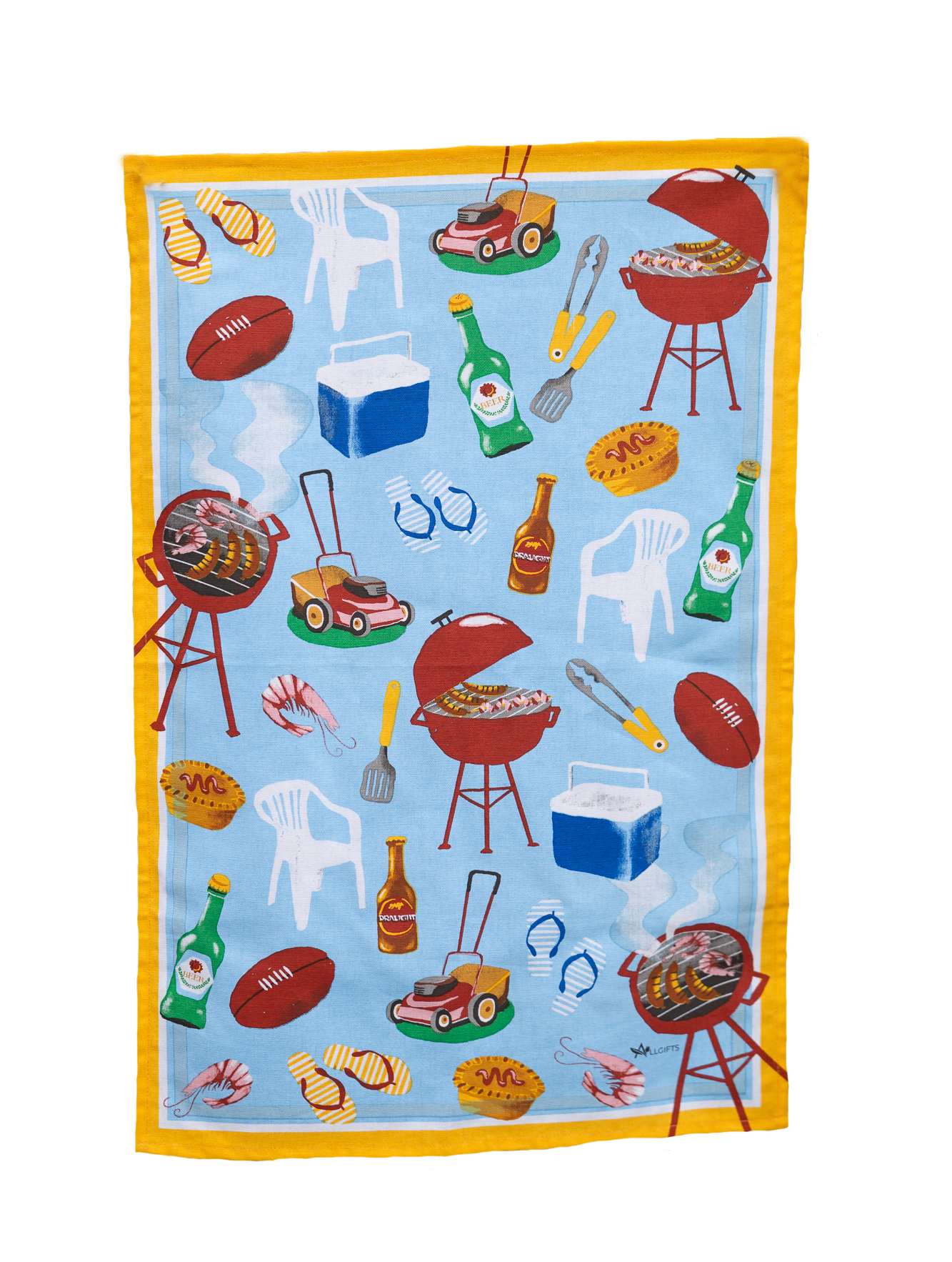 Aussie Icons Tea Towel