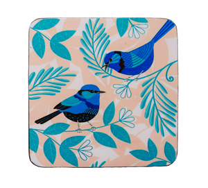 Coasters - Blue Wren (set of 4)