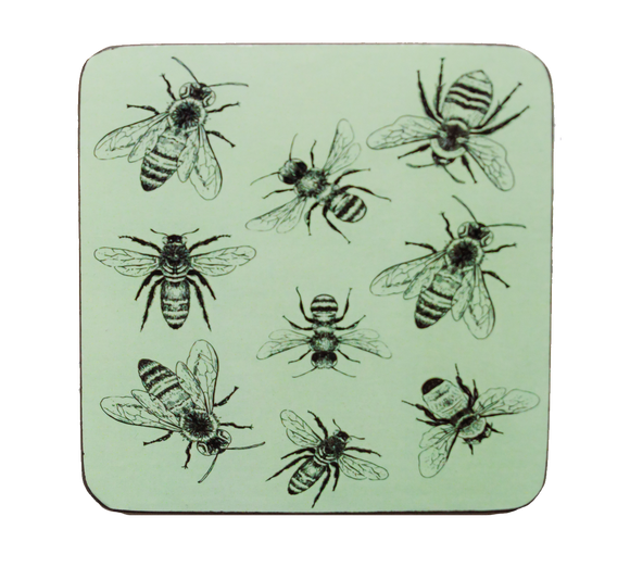 Coasters - Sketch Bee (set of 4)