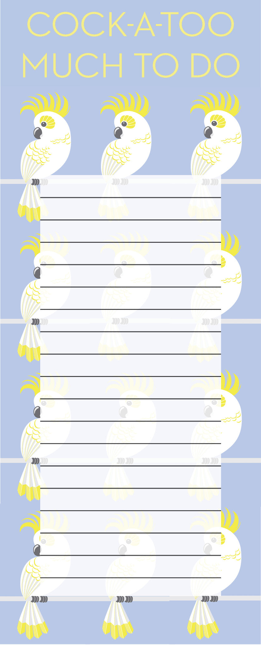 Cocky - Shopping List Jotter