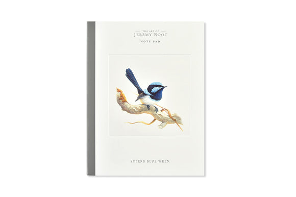 Note pad - Blue Wren