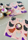Bright Hen - pack of 20 paper napkins