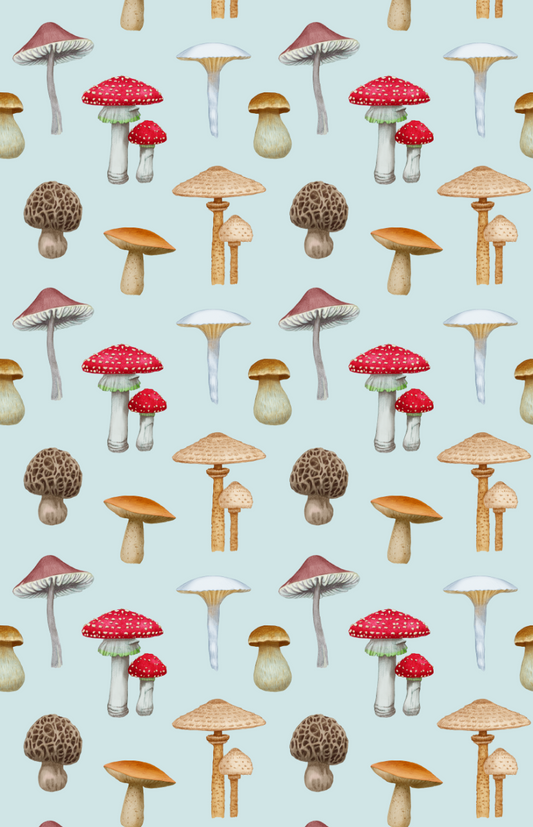 Mushrooms Tea Towel