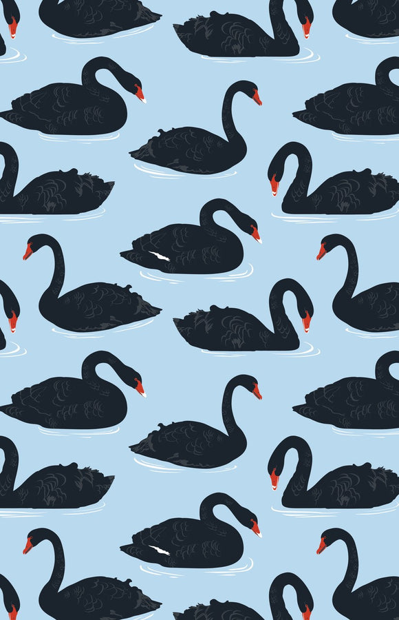 Swans Tea Towel