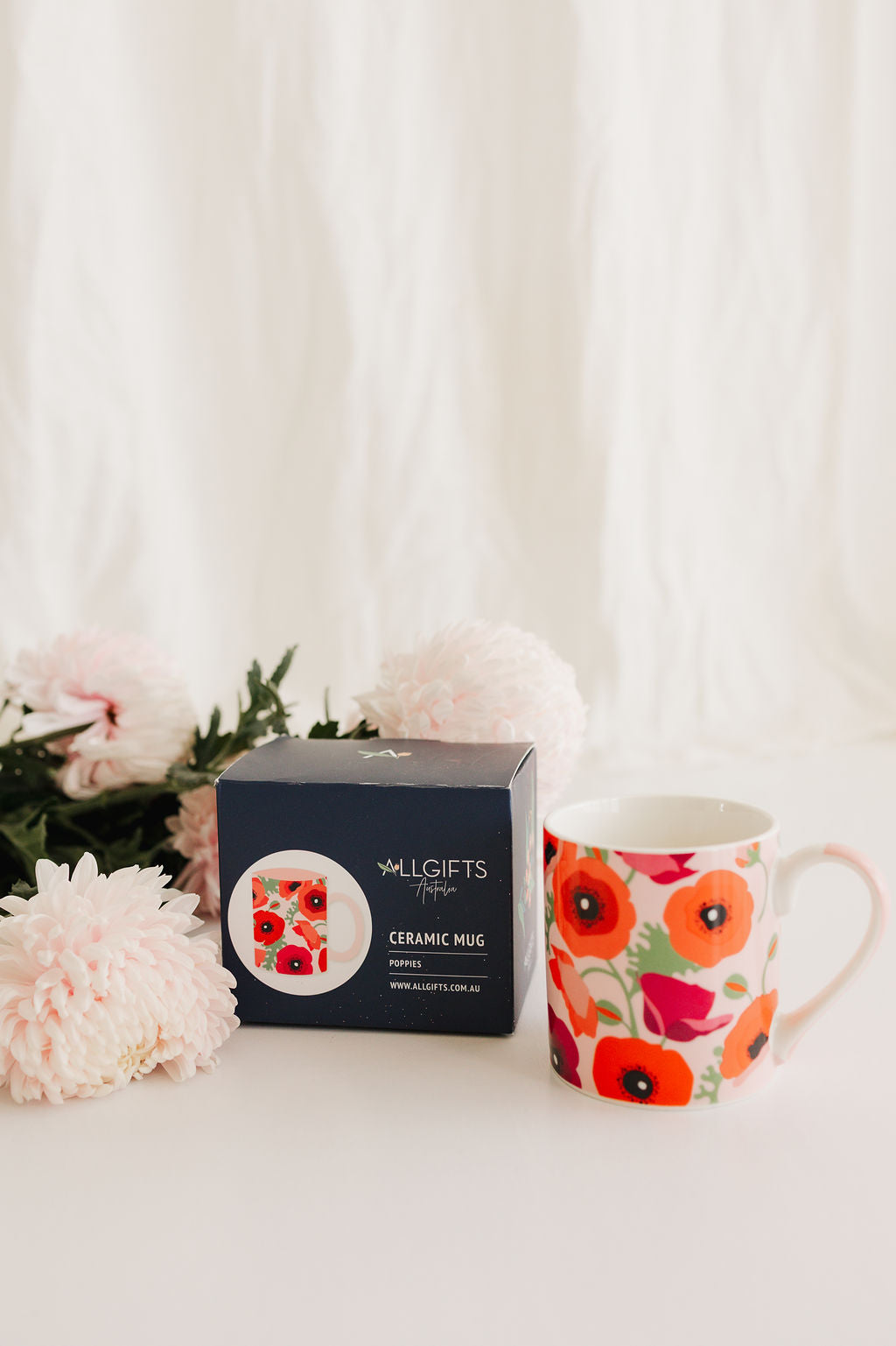 Ceramic Mug - Poppies