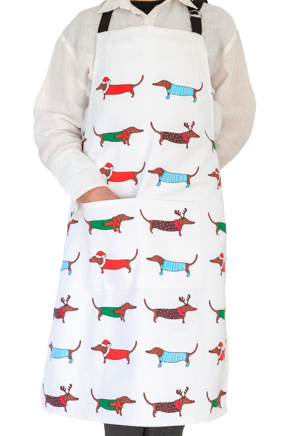 Xmas Dogs Apron