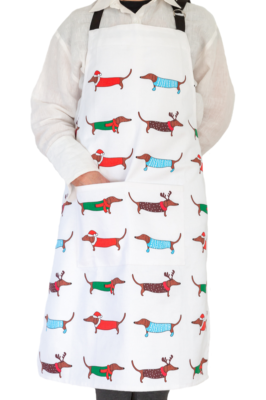 Xmas Dogs Apron