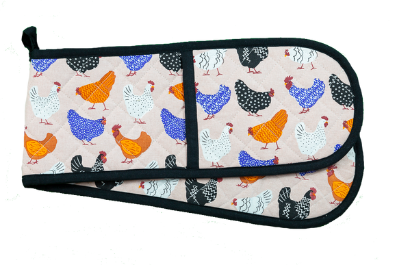 Bright Hen Double Handed Oven Glove
