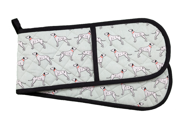 Dalmatian Double Handed Oven Glove