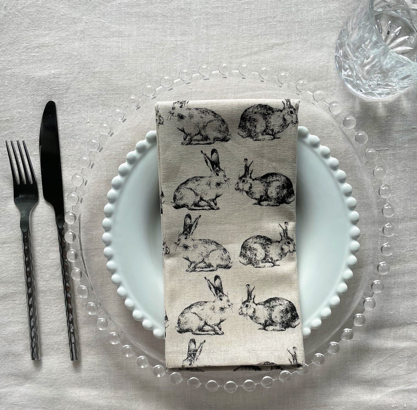 Hare - Cotton Napkins (set of 4)