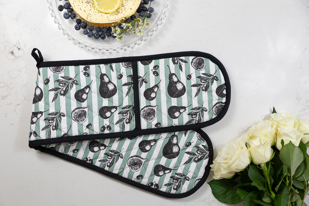 Fig and Pear Double Handed Oven Glove