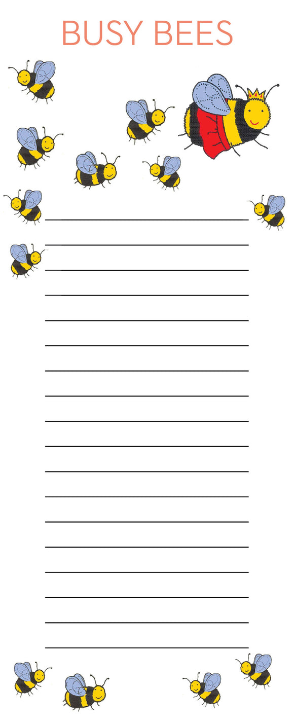 Bees - Shopping List Jotter