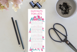 Flowering Gum - Shopping List Jotter