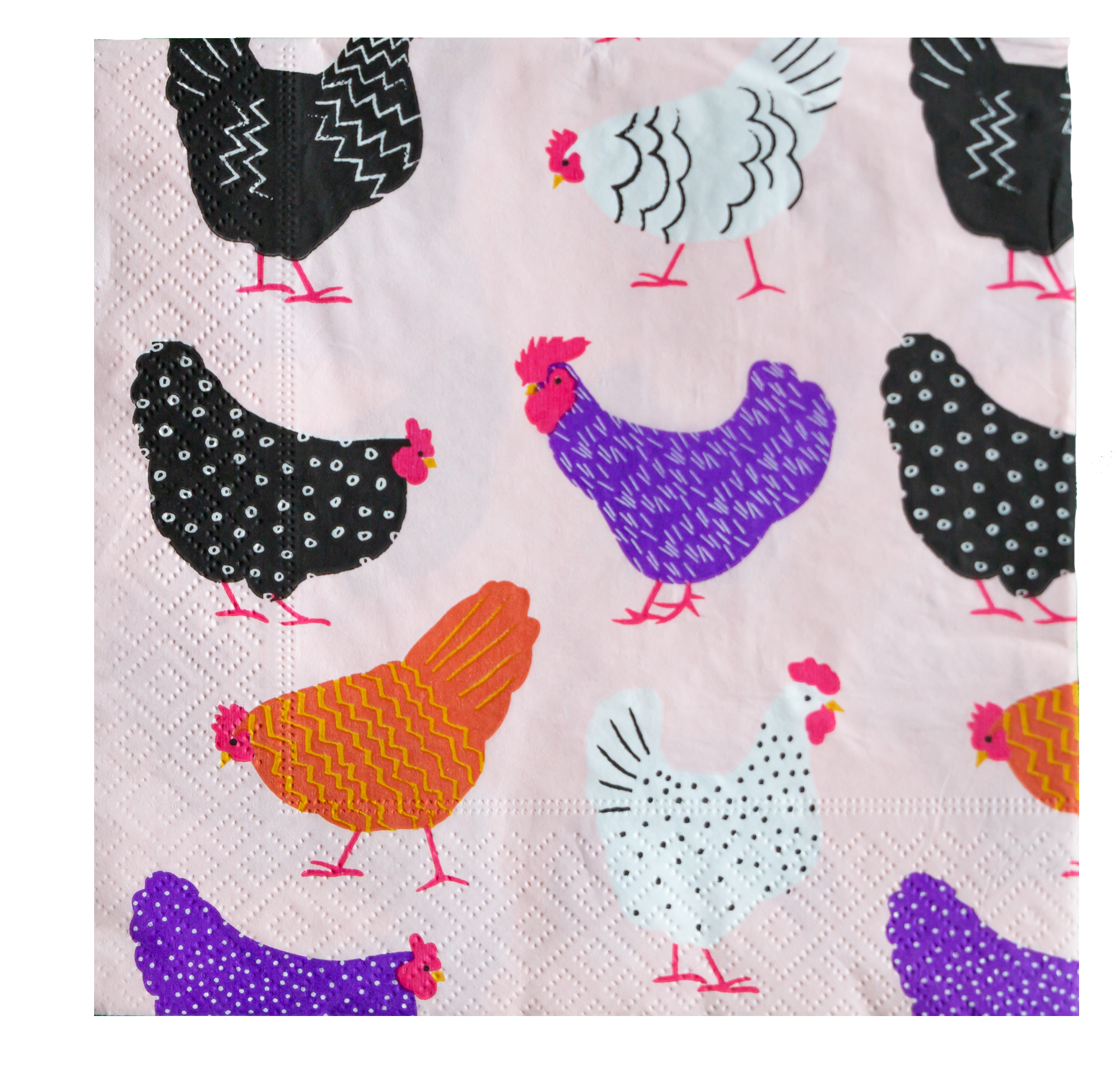 Bright Hen - pack of 20 paper napkins – The Farmers Pantry