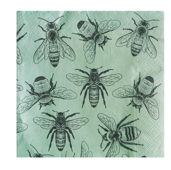 Sketch Bee - pack of 20 paper napkins
