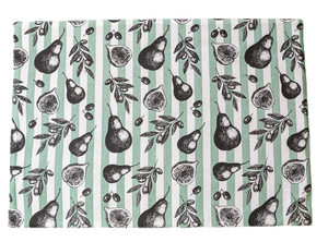 Fig and Pear - Cotton Placemats (set of 4)