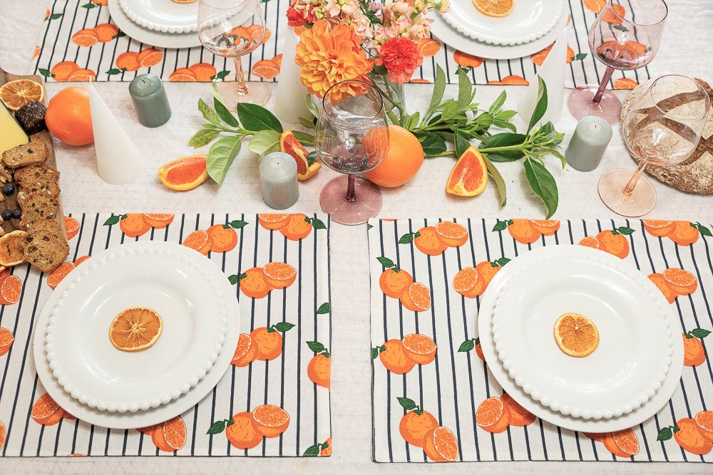 Oranges - Cotton Placemats (set of 4)