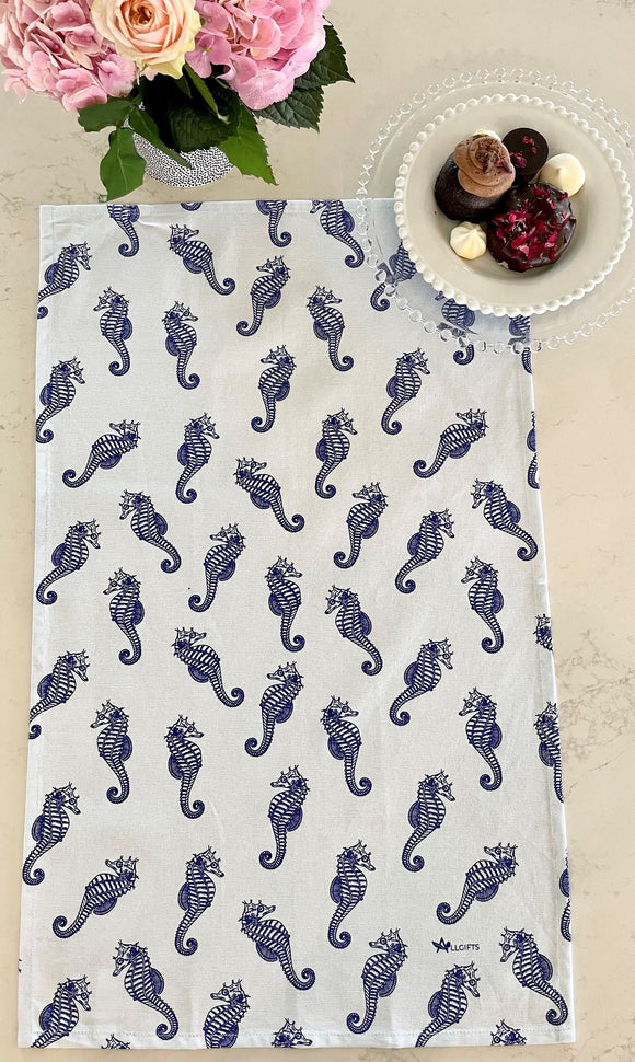 Seahorse Tea Towel