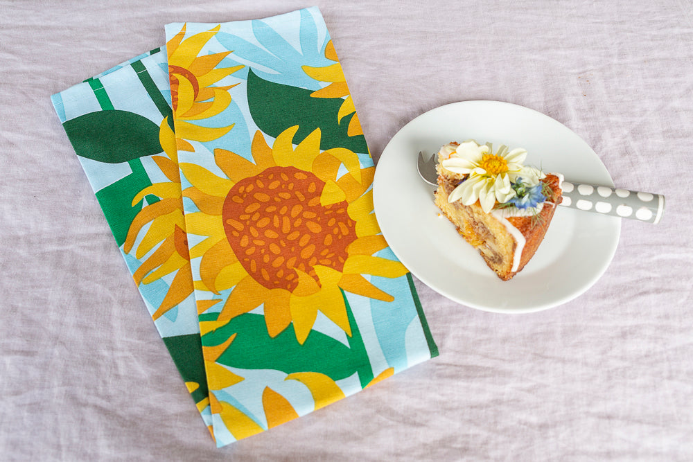 Sunflowers Tea Towel